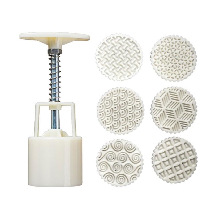 

Moon Cakes Moulds Japanese Style Strip Line Shape Hand Pressure Mooncake Cutter 1