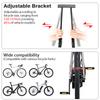 NEWBOLER Aeropack Lega di Alluminio Portapacchi per Bicicletta Serratura a Combinazione Borsa da Bici Bikepacking Per Bici MTB e Gravel Portapacchi Scaffale