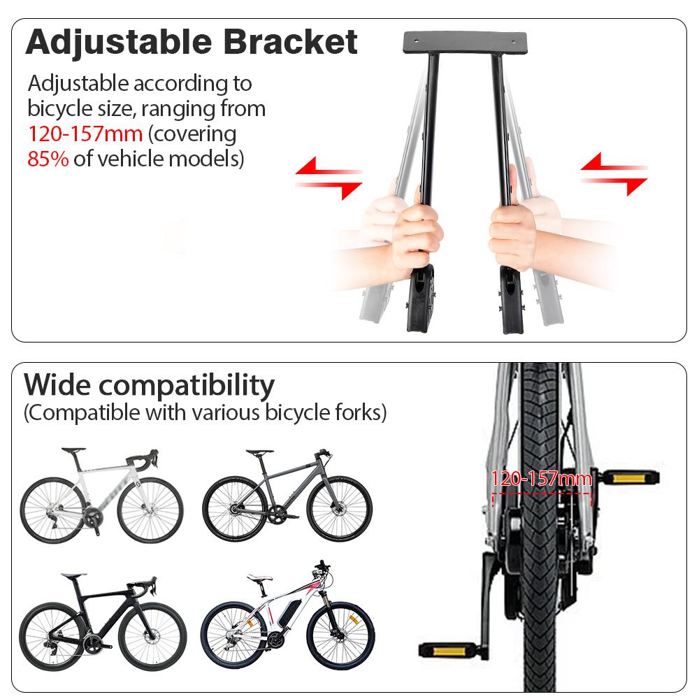 NEWBOLER Aeropack Lega di Alluminio Portapacchi per Bicicletta Serratura a Combinazione Borsa da Bici Bikepacking Per Bici MTB e Gravel Portapacchi Scaffale