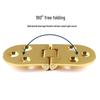 Zinc Alloy 180° Thickened Folding Drop Leaf Hinge for Tabletops