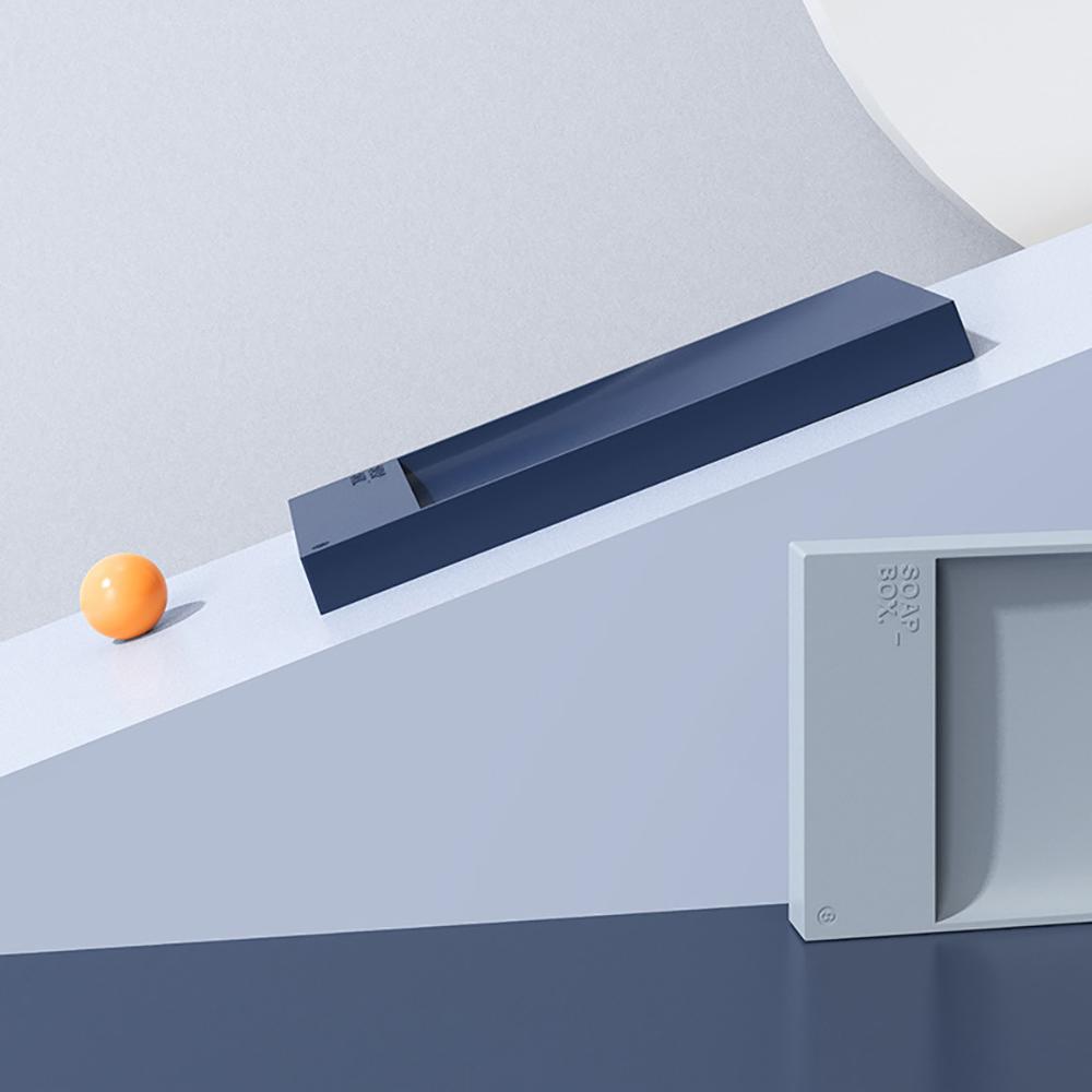 1Pcs Bathroom Silicone Flexible Soap Dishes Storage Holder Soapbox Plate Tray Drain Bath Tools Simple Creativity Soap Box