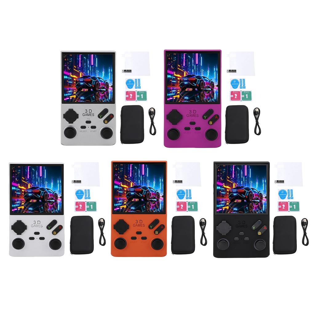 Retro Handheld Game Console Handheld Game Console 4 inch Screen 4000mAh Battery USB C Portable Built in 8W Speaker for Outdoor