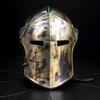Commando-Style  Barbuta Helmet Medieval Knight Armor Replica In Steel for Cosplay, Militaria Collectors
