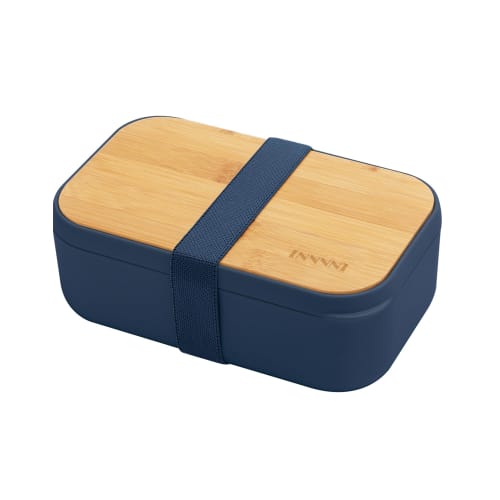 Premium Bento Box, 1000ml Capacity, Blue, with Valve, Adjustable Dividers, Dishwasher and Microwave Safe, Single Tier, 5 Colors, Simple, Stylish, and