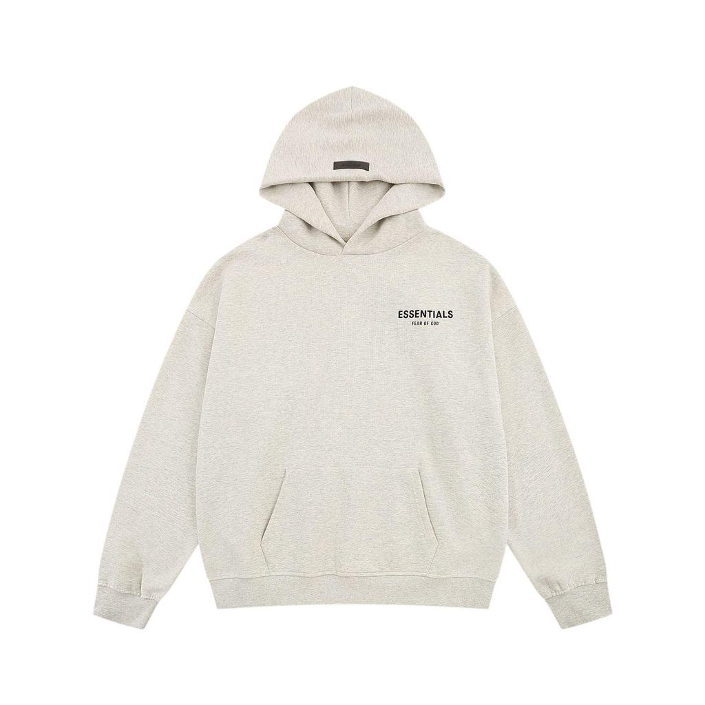 2025 Trendy Black Print Unisex Loose Hoodie with Essentials