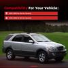 cciyu Door Handle fit for 2003-2009 for Kia Sorento EX Exterior Rear Driver Side Primed Black