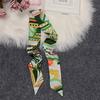 Luxury Horse Cloak Brand Scarf Fashion Design 100% Silk Scarf  Women Headwear Skinny Bag Hair Scarves Neckerchief