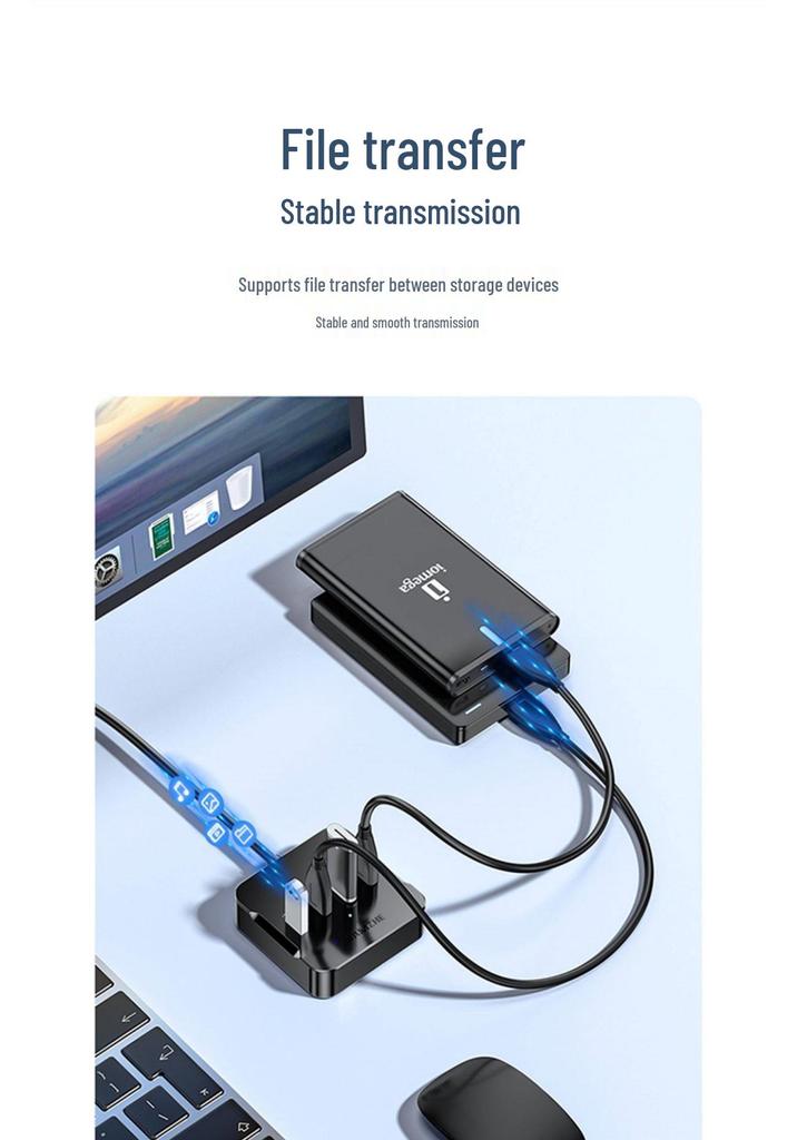 Mountain Lake Multi-Port USB Docking Station & Desktop Splitter
