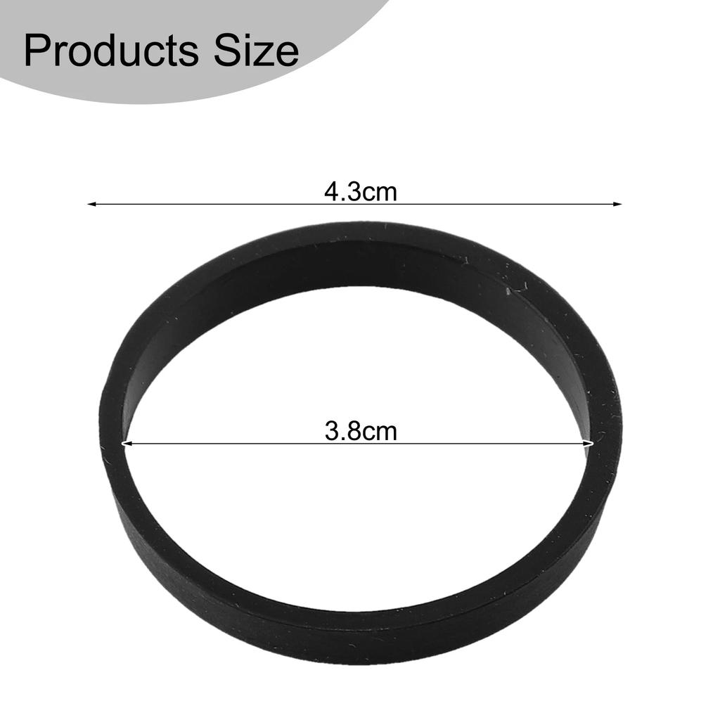 6x 40mm Rubber Seal Rubber Washers For Plumbing Sink Pipe Fittings Waste Pipe Sealing Gasket Drainage Pipe Gasket Conical Washer