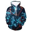 Herfst Winter Kleur Geometrie Abstractie 3D Digitaal Geprint Heren Dames Losse Pullover Hoodies Modieuze Zachte Comfortabele Lange Mouw Hoodies
