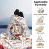 14Th Birthday Celebration Blanket Comfortable Texture For Sofa Couch Office Bed Picnics Allseason Use Cozy Home Lovers Ideal Gift For Birthday