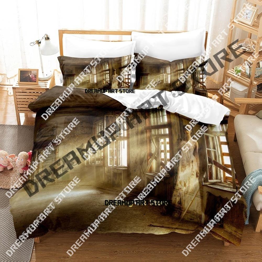 Fashion Dark Lost Souls Ghost Bedding Set Single Twin Full Queen King Size Bed Set Kids Bedroom Duvetcover Sets Bed Sheet Set