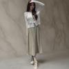 New Arrivals Open Run Women Long Flare Skirt With Backband
