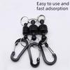 Fishing Magnetic Hanging Buckle Prevent Loss Keychain Hanging Carabiner Anti-falling Outdoor Mountaineering Anti-Drop Rope