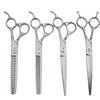 7-inch Matte Finish Pet Grooming Shears for Fine Trimming and Styling