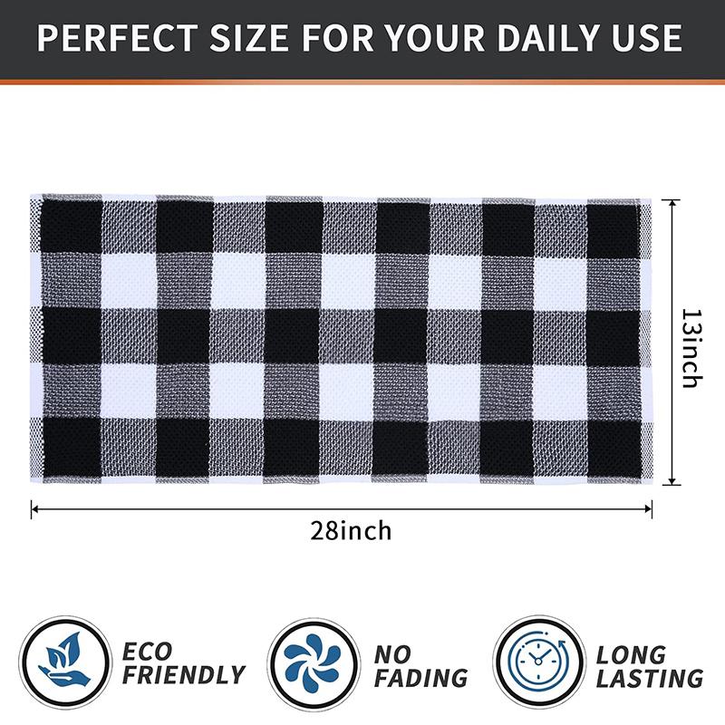 Homaxy 100% Cotton Waffle Weave Kitchen Towels Super Absorbent and Machine Clean Tool Washable Dish Towels for Drying Dishes