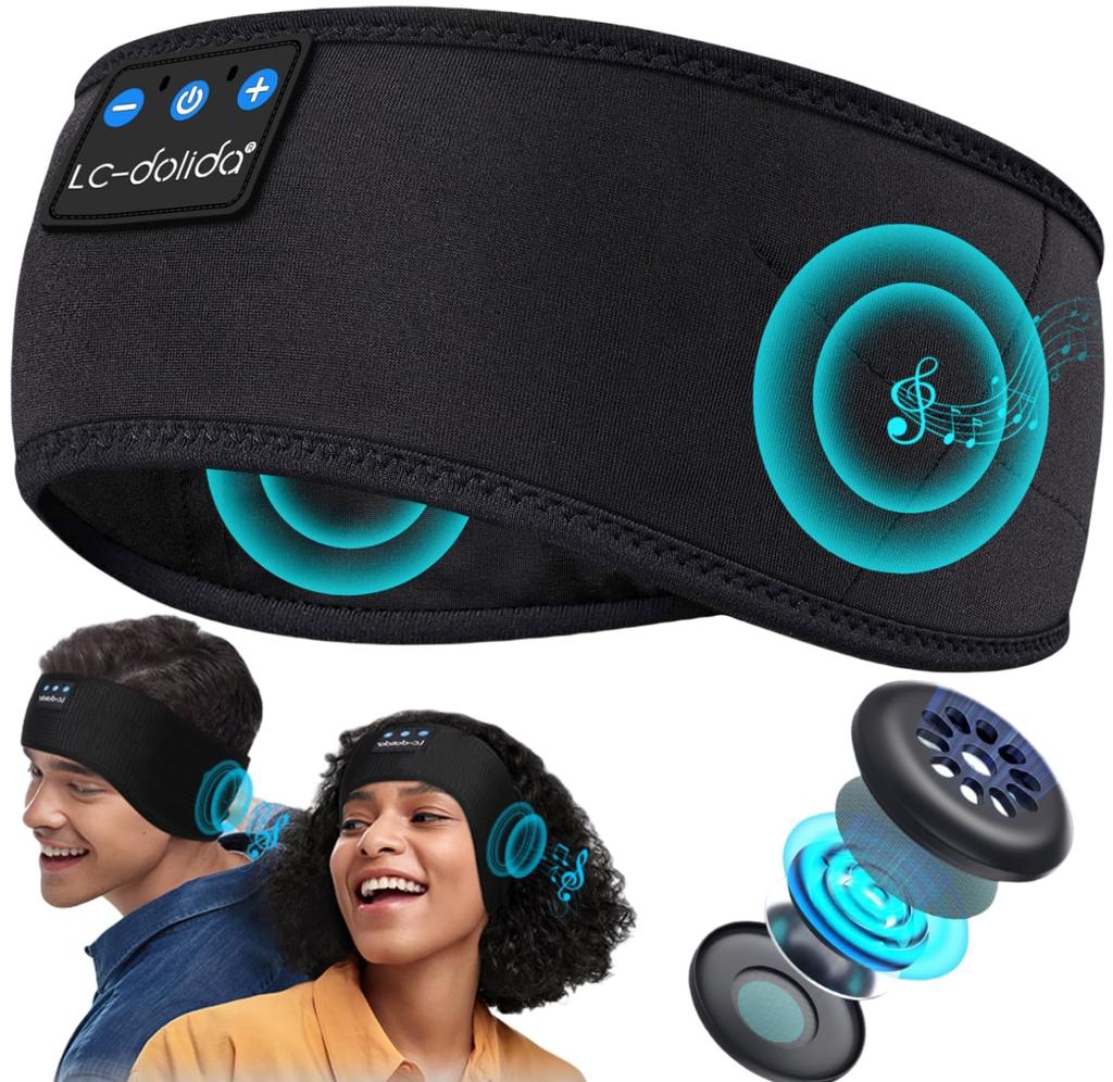 Bluetooth Spící maska ​​na oči Pohlcující pot Rychleschnoucí potrubní čelenka Čelenka, sluchátka, — —Sportovní čelenka,