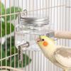 Vogelkäfig Wasserflasche Klar Einfach zu Montieren für Vögel