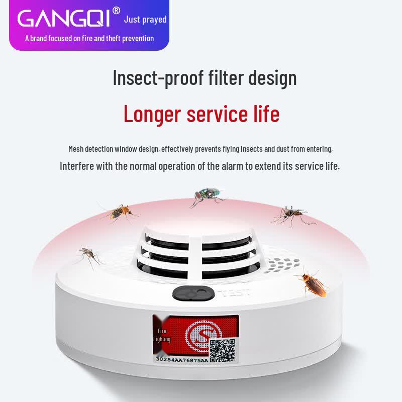 Ganqi YJ-102 WiFi Smart Smoke Detector Fire Alarm