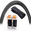 Continental Ultra Sport 3 Black-Black 700x25C FB (0150457) Bicycle Tire: Black [Parallel Import]