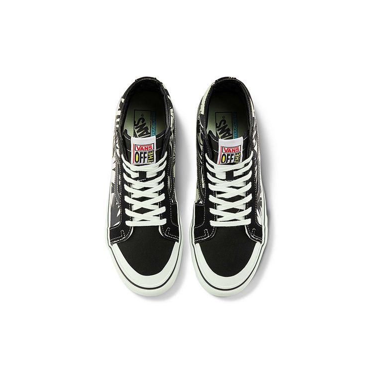 Vans Sk8 Slip Resistant Durable High Top Skate Shoes Unisex Sneakers White Blue VN0A4VHE9Z9