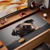 HYBXAXC Dog Pug Mouse Pad Gaming Custom HD Mousepad XXL Keyboard Pad Mats Natural Rubber Soft Carpet Office Desktop Mouse Pad
