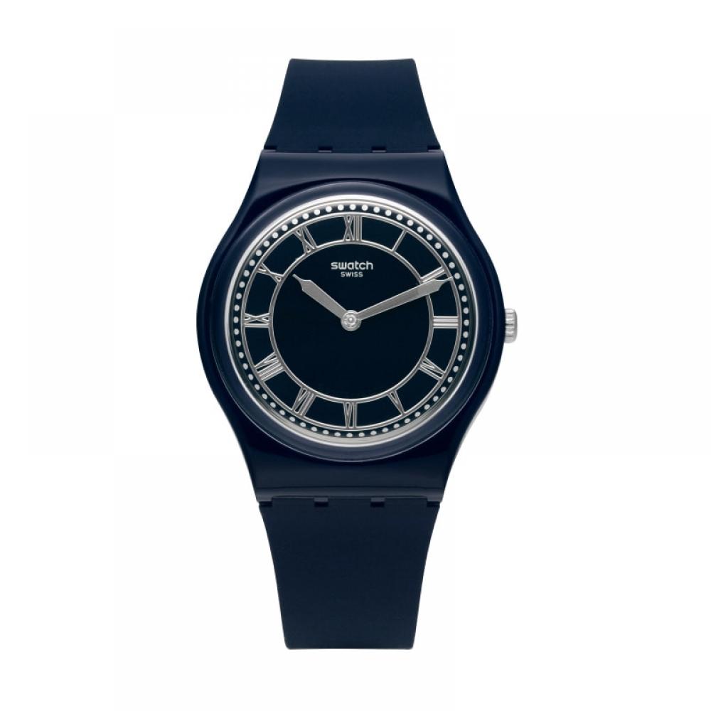 Swatch Gn254 Brit In Blue Ben Public Urethane Watch