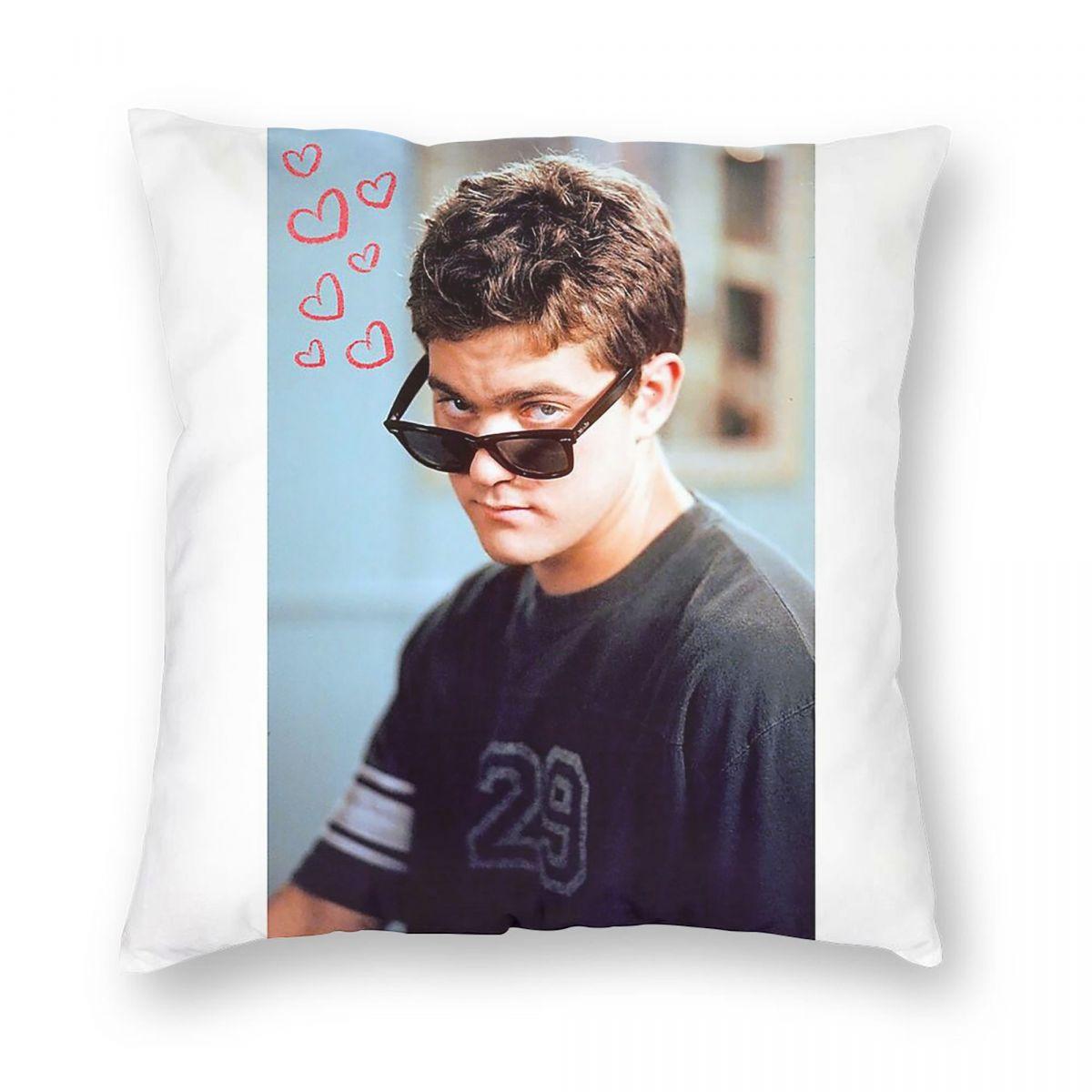 Dawson S Creek Pacey Witter Square Pillowcase Polyester Linen Velvet Printed Zip Decor Throw Pillow Case Sofa Cushion Cover Peach skin 18*18(CM)-1Pcs