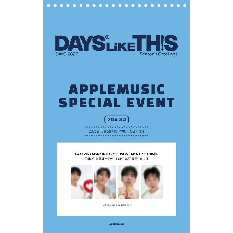 [Pre-order] DAY6 2027 Season’s Greetings [DAYS LIKE THIS] (Online Benefit)