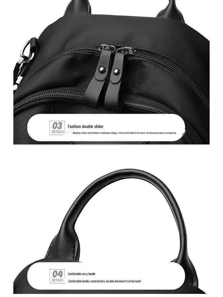 2025 Verschleißfester Mini-Oxford-Rucksack für Damen im koreanischen Stil: Große Kapazität, leicht für Reisen & Pendeln