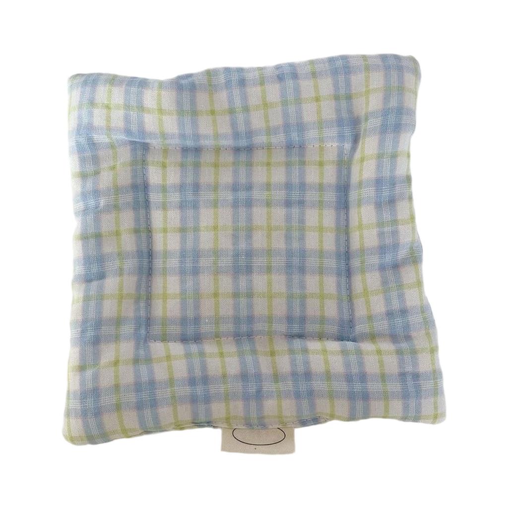 Checkered Striped Quilted Placemats Heat Resistant Washable Coasters Mini Square Cushion For Dining Table Kitchen Decors