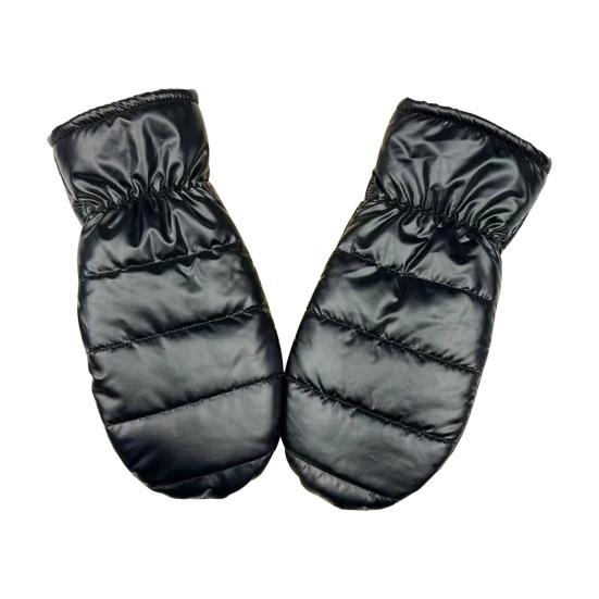 1 Pair Winter Cycling Mittens Windproof Thickened Warm Waterproof Unisex Soft Cold-proof Solid Color Outdoor Sports Skiing Gloves
