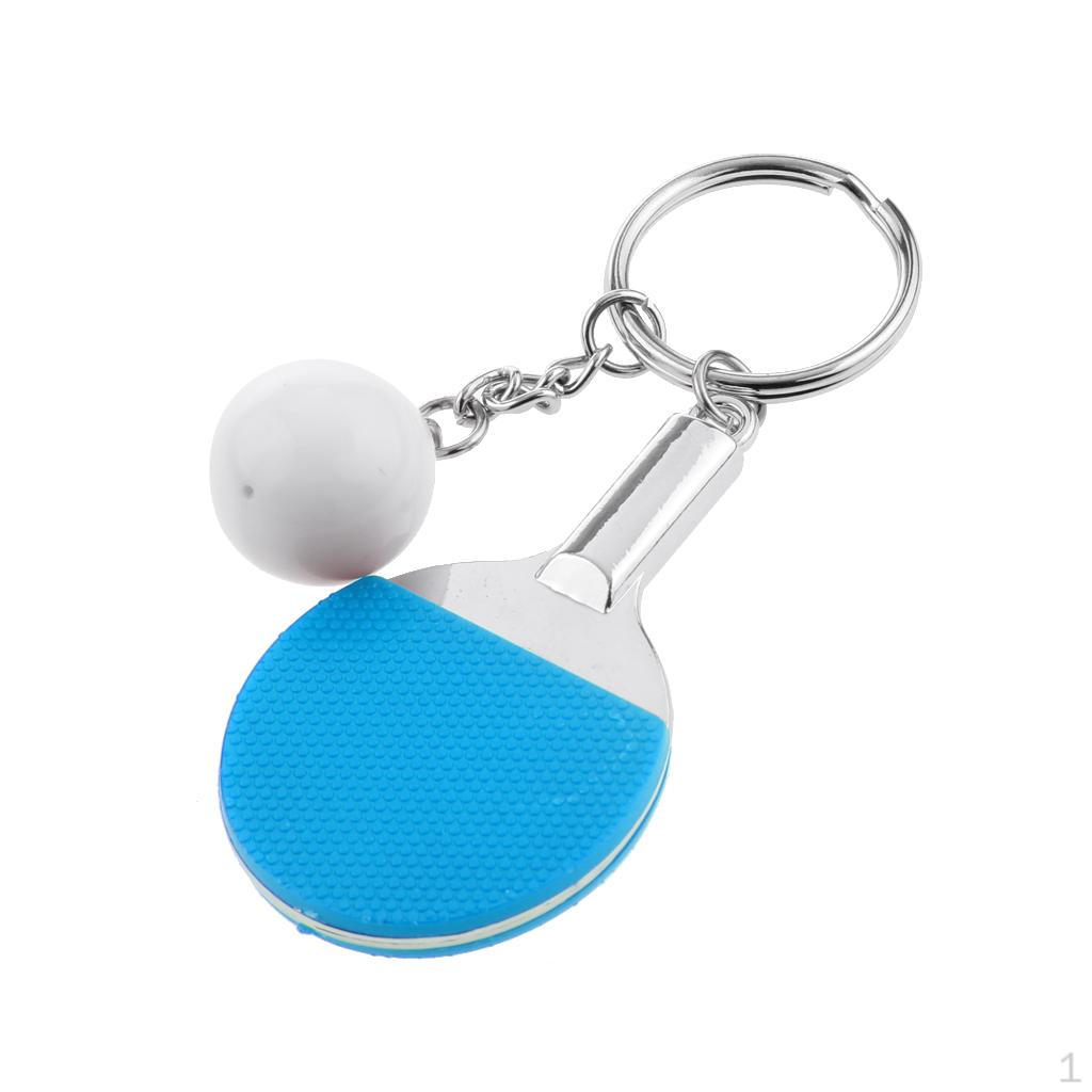 Keychain Pendant Sets Table Tennis Racket And Ball