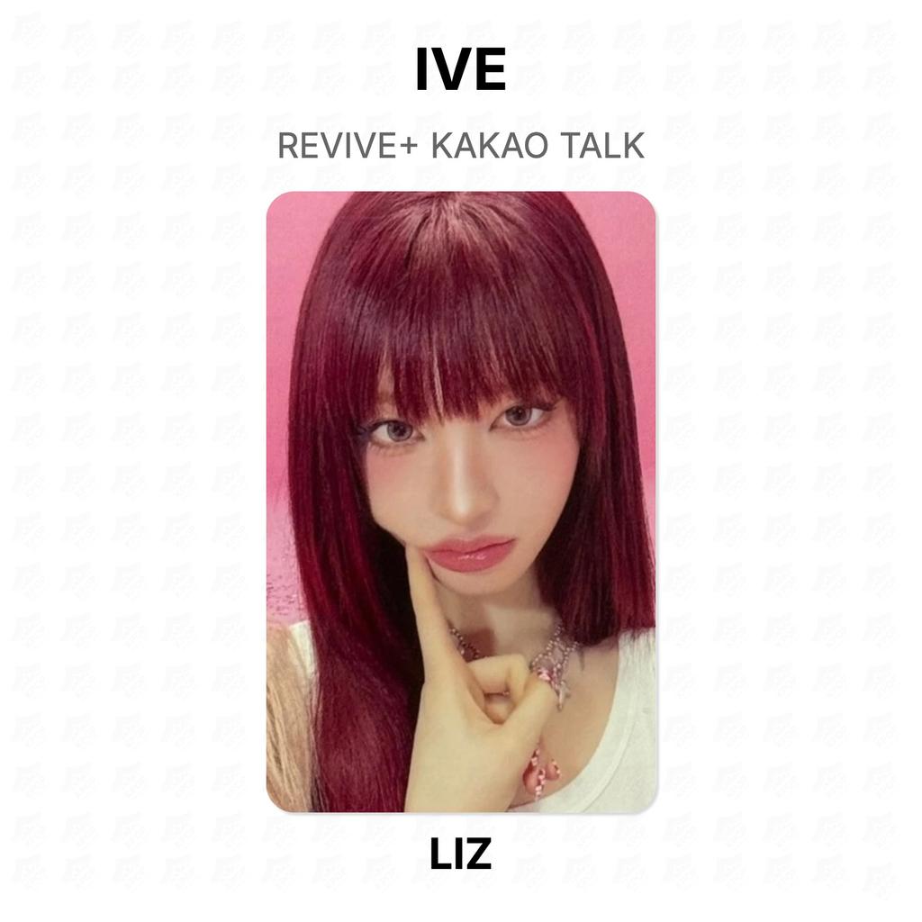 IVE REVIVE+ KAKAO TALK Official Photocard