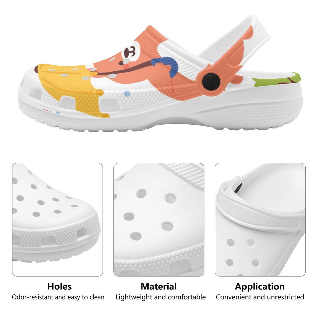 Soft Pattern EVA Clogs for Women Men Breathable Soft Sole Slip On Casual Footwear Soft Sole Summer Sandals Casual Daily Wear