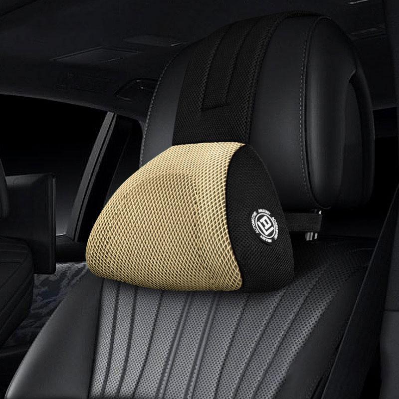 Polymer Car Neck Pillow Lumbar Support Breathable Waist Cushion Comfort Travel Vehicles Supplies Automobile Interior Accessories