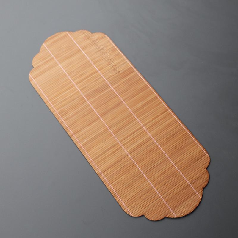 Bamboo Woven Mat Dry Foam Mat Chinese Tea Mat Waterproof Tea Table Mat High-end Fabric Tea Set Accessories