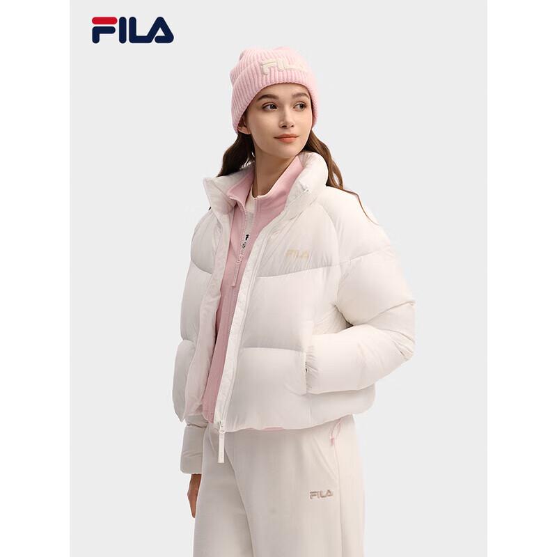 FILA Women s 2025 Winter Loose-Fit Stand Collar Down Jacket M