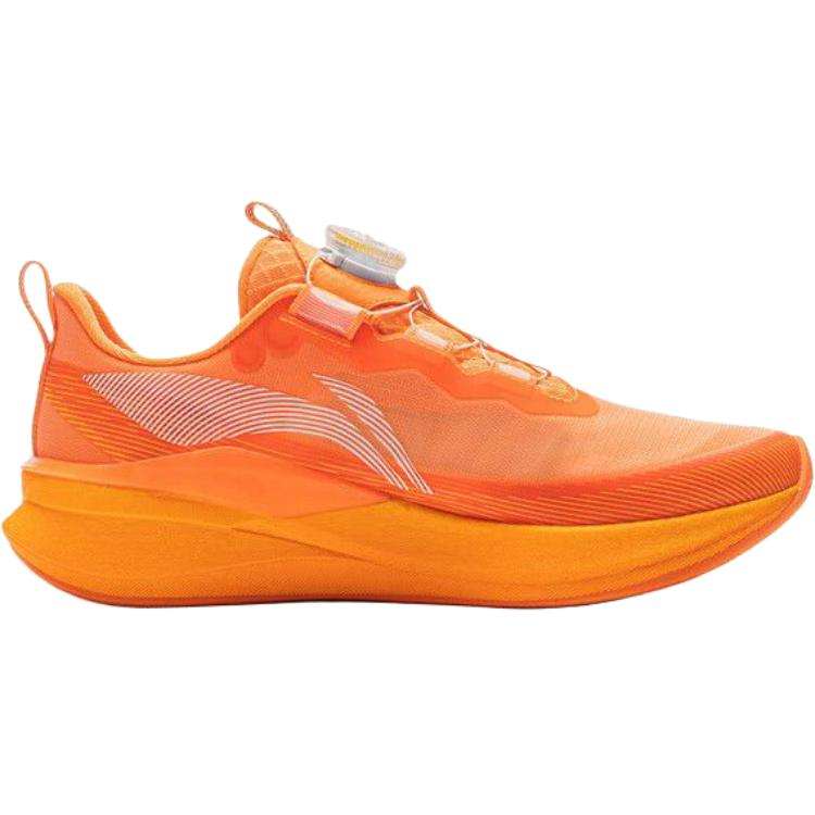 Li Ning Kids Running Red Rabbit 8 Pro Comfortable Soft Non-Slip Wear-Resistant Low-Top Running Shoes Men Sneaker Orange YKFV028-1