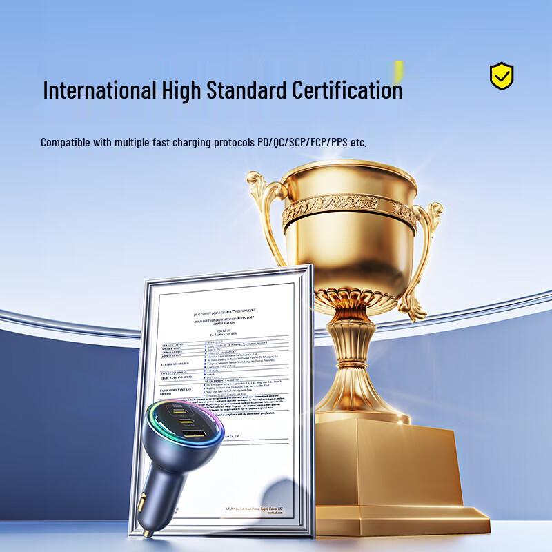 Baseus 152W Super Fast Car Charger with PD 100W Laptop Charging