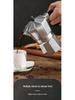 Octagonal Aluminum Moka Pot for Home, Office, or Outdoor Italian Espresso