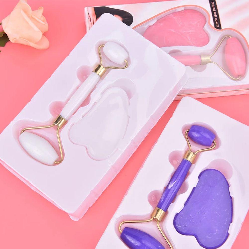 Wrinkle Removal Skin Care Face Lift Massager Facial Massager Roller Double Head Roller Guasha Board
