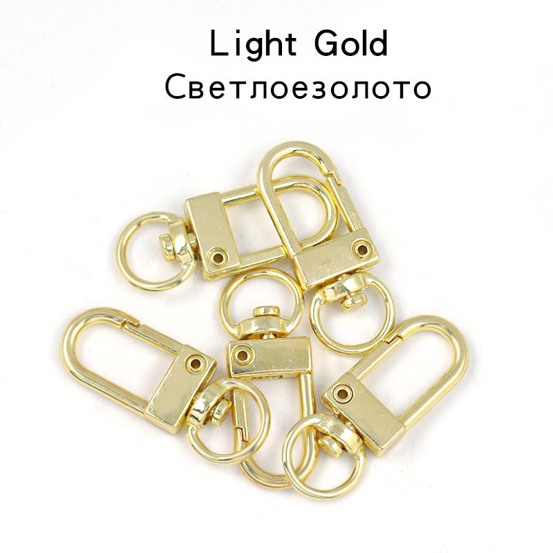 5-10pcs/Lot Lobster Clasp Hooks Spring Buckles Dog Chain Snap Hook Key Ring Swivel Connector Carabiner Handbag Belt Strap Clasp