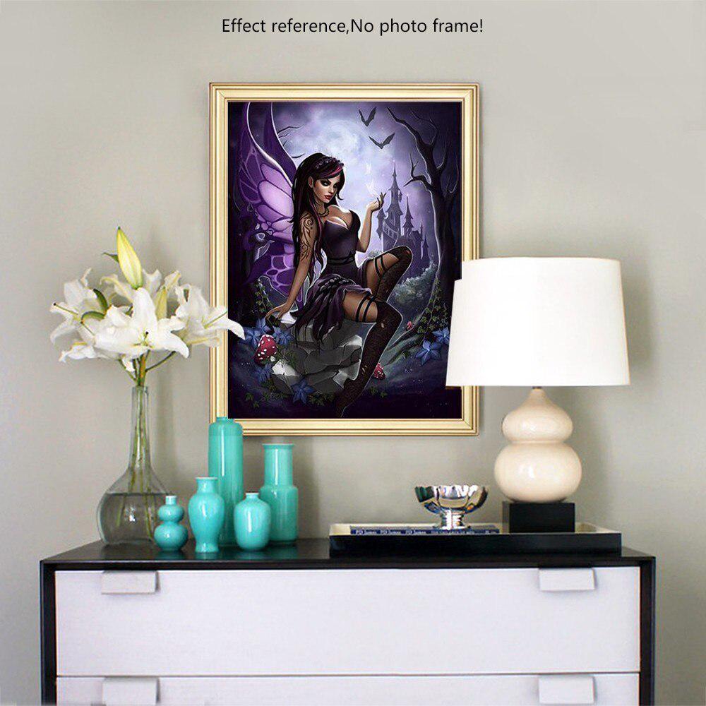 Diamantmaleri Tegneserie Kvinner Full Dill Rund Rhinestone Diamantbroderi