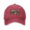 BSA British Finest Motorcycle Cap Cowboy Hat Winter Items Hat Man for the Sun Mens Hat Luxury Womens