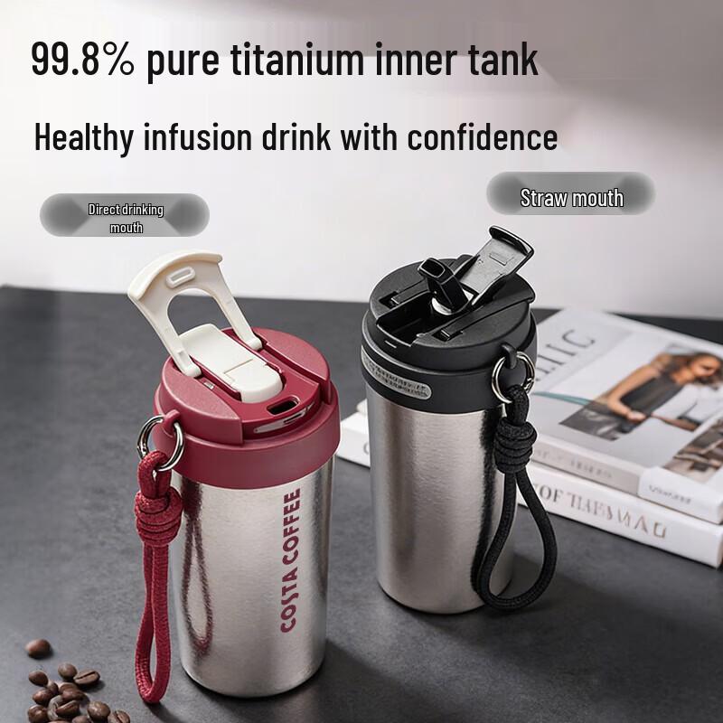 COSTA Pure Titanium Dual-Use Insulated Mug