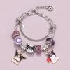 Sanrio Beaded Bracelet, Cartoon Melody Yugui Dog Kulomi Beaded Bracelet, Accessories