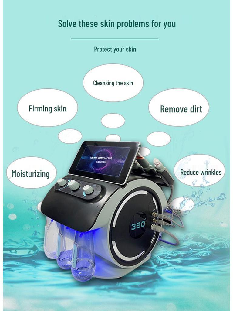 Hydrogen Oxygen Facial Care 360° Multifunctional Beauty Device for Skin Management, Home & Commercial Use