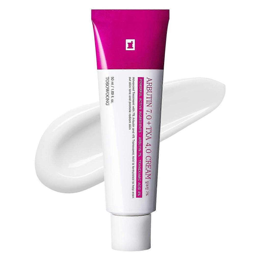 Arbutin 7% + Tranexamic Acid 4% Cream, 70,000ppm Arbutin, 40,000ppm TXA,