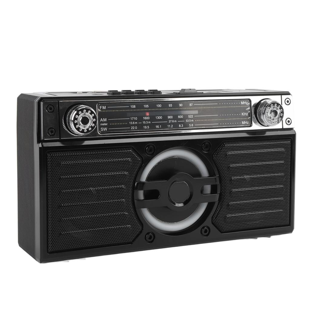 Portable Radio   Speaker Multifunctional Rechargeable Multi Band FM AM SW Radio for Travel   Play Time
